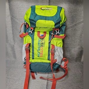 Vibrant Green and Teal Backpack